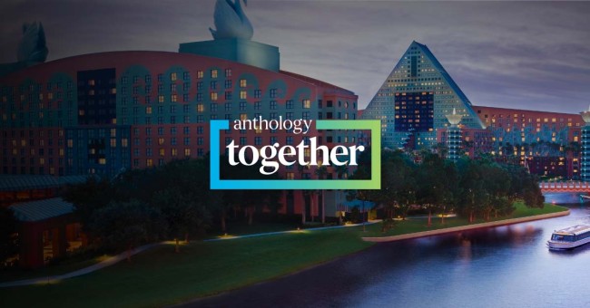Anthology Together logo over Orlando cityscape